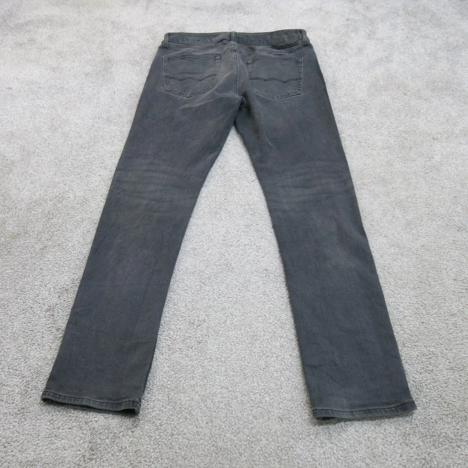 American Eagle Jean Women Black 32X34  Denim Stretch Skinny Leg 360 Extreme Flex
