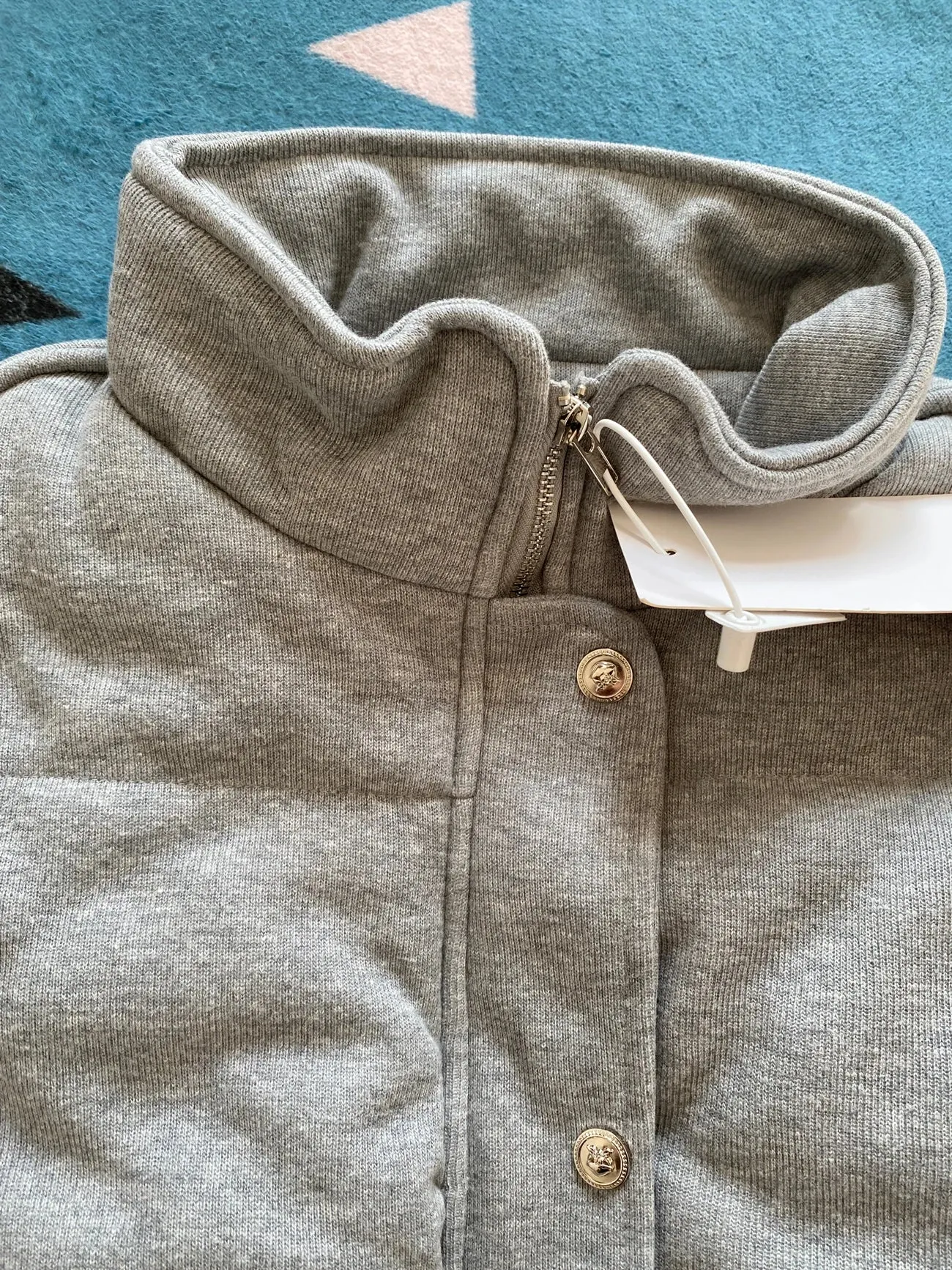 Cold Feelings Gray Puffer Coat