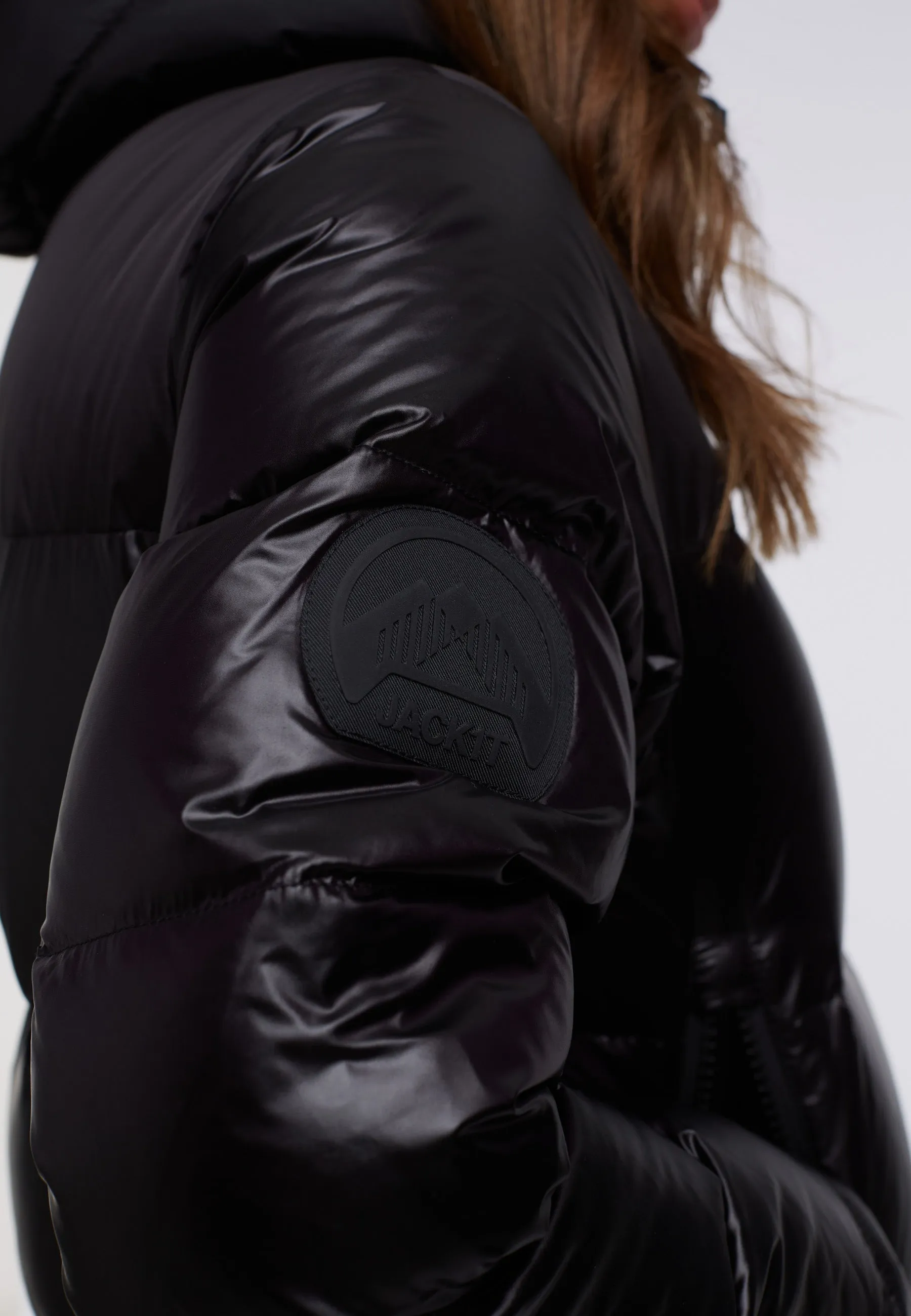 Diamond Down Extra Long Jacket