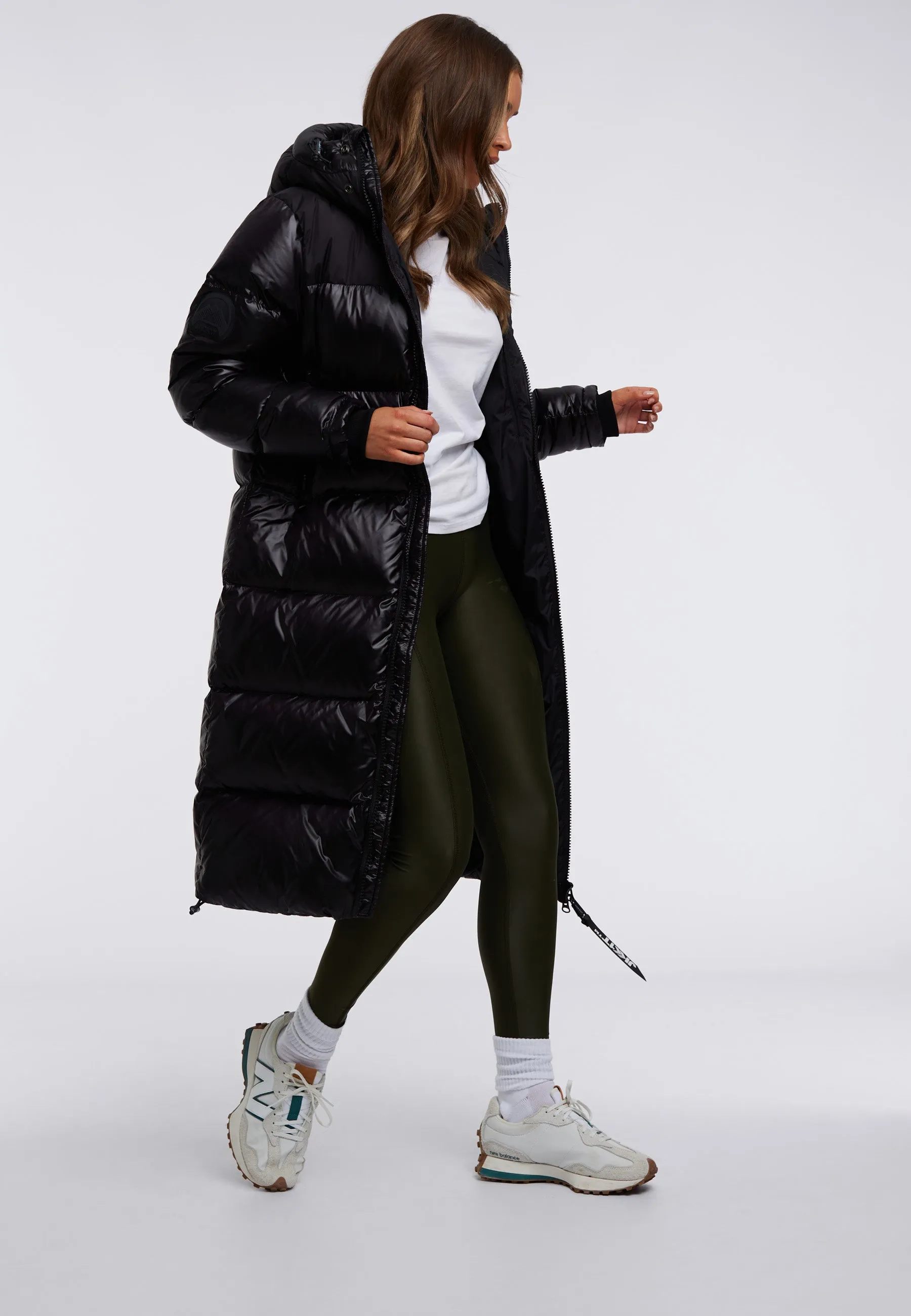 Diamond Down Extra Long Jacket