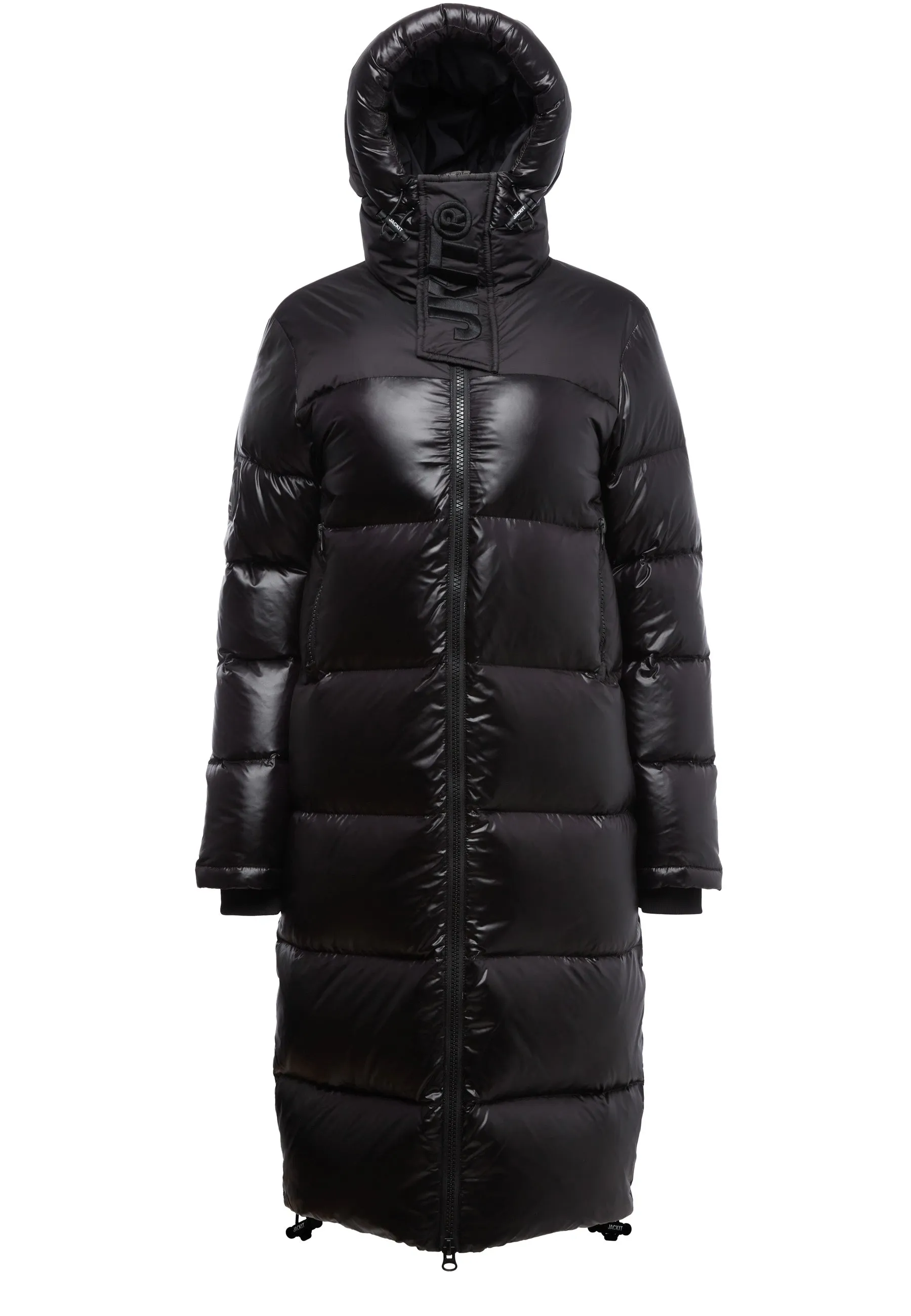 Diamond Down Extra Long Jacket