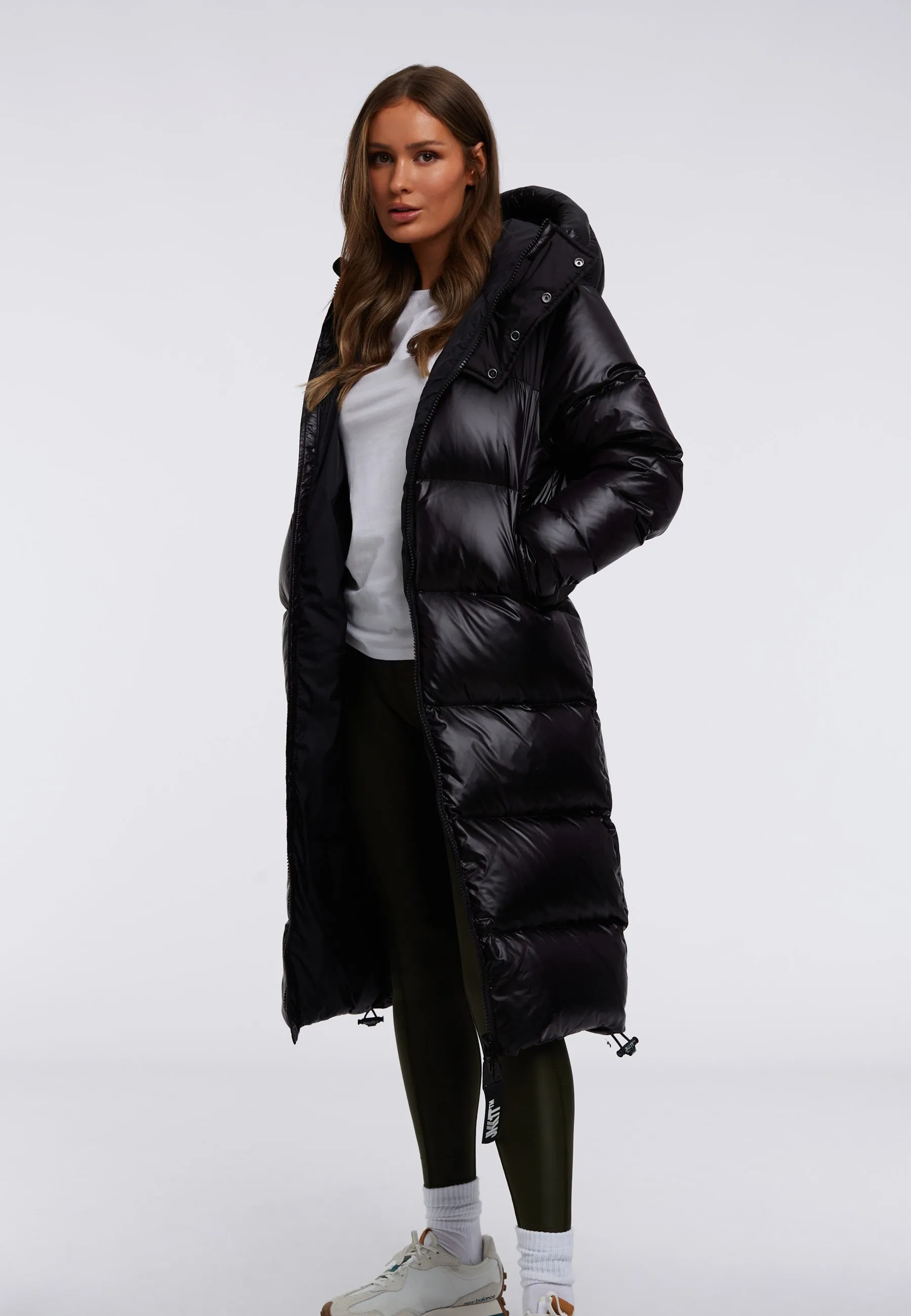 Diamond Down Extra Long Jacket