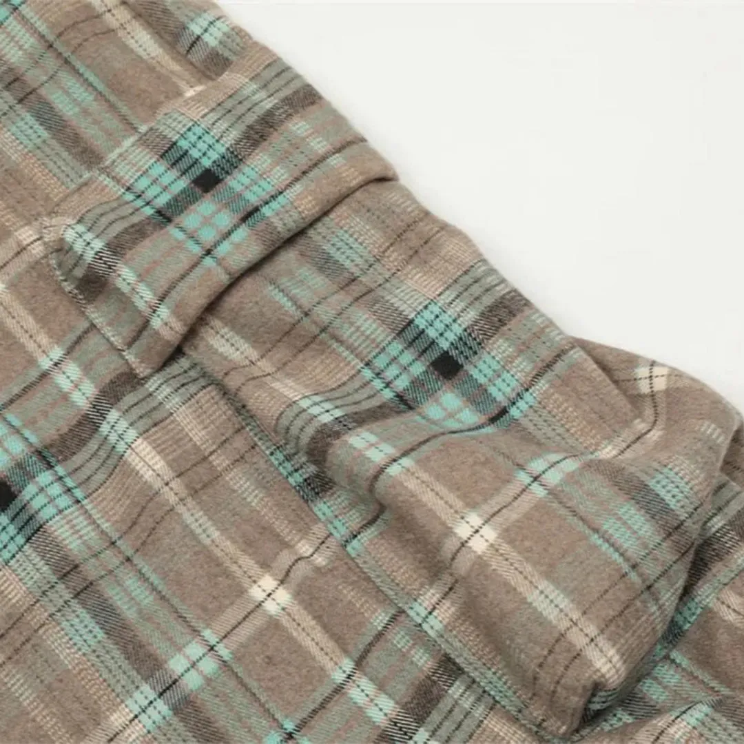 Heritage Pleated Plaid Cargo Pants