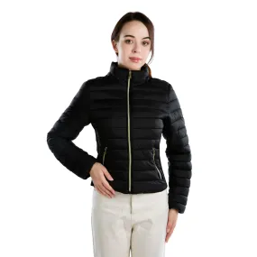 High Collar Quilted Jacket