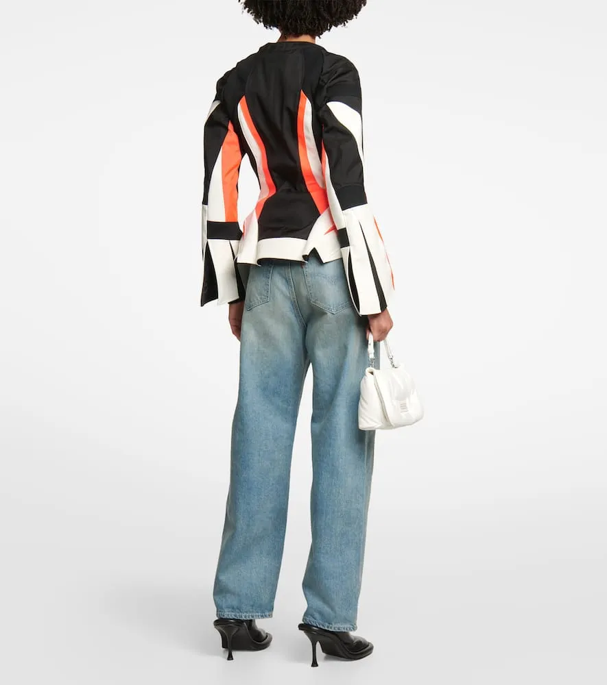 Junya Watanabe Moto paneled nylon jacket