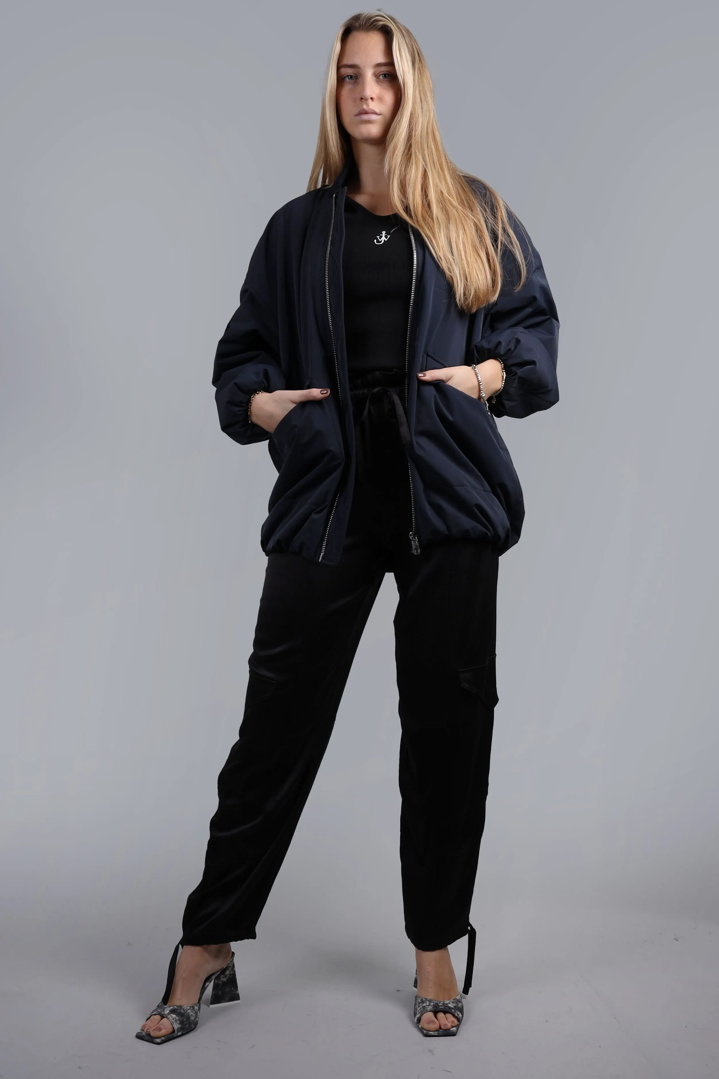 Light Twill Oversized Navy