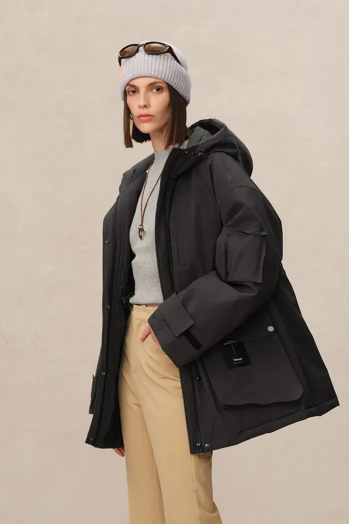 Sogne Goose Down Parka in Waterproof Fabric
